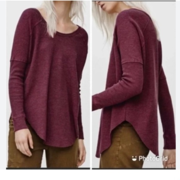 TNA Alder Thermal  Waffle knit shirt - Picture 1 of 5